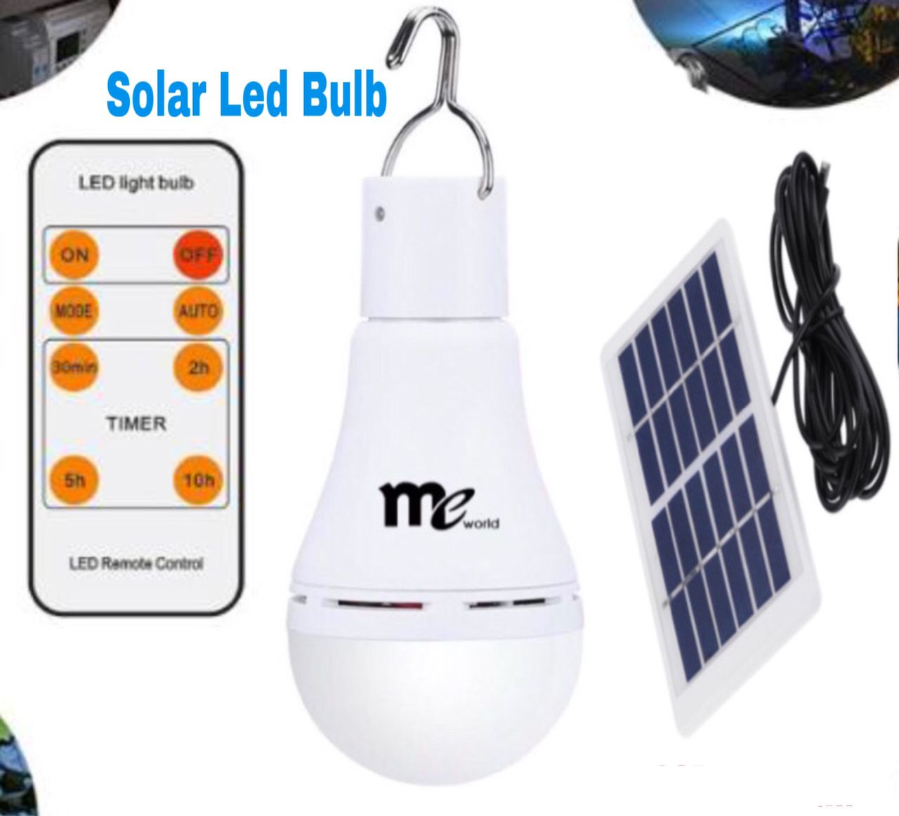 Solar LED Bulb Me World
